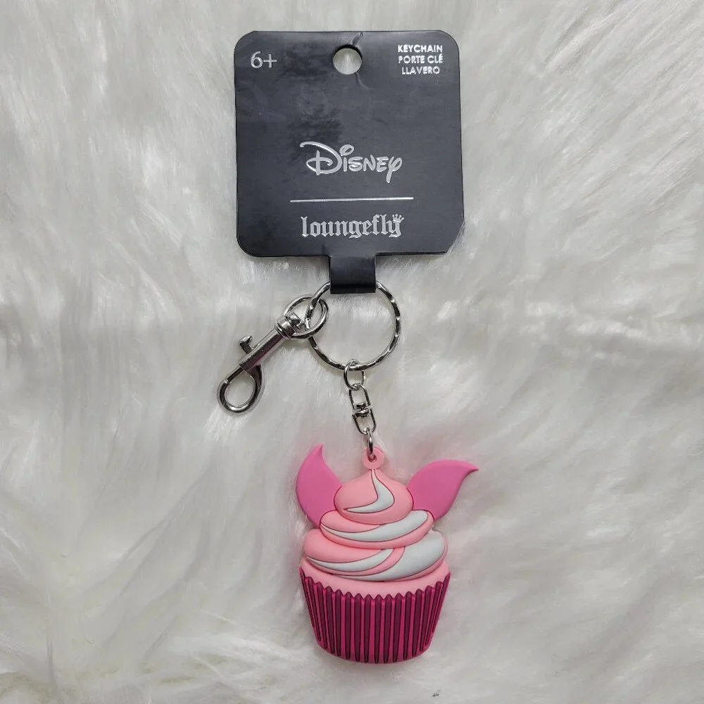 Loungefly Piglet Cupcake Keychain